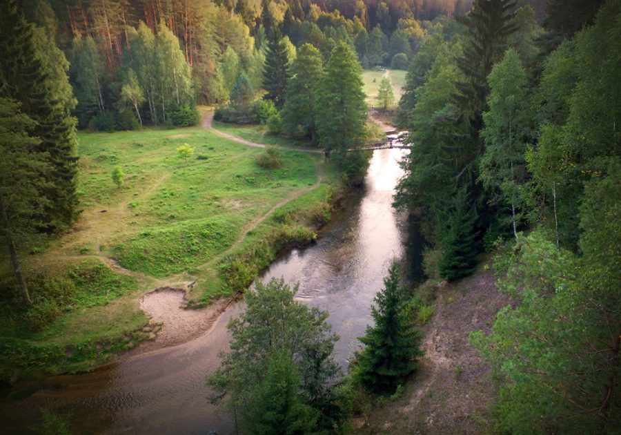 Baidarės Dzūkijoje. Plaukimas Ūlos upe.